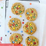 Monster Cookies on a cooling rack
