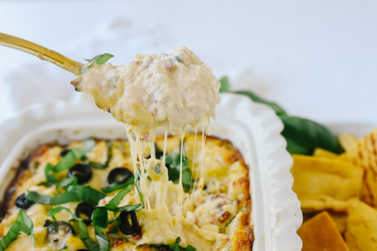 Warm Olive Artichoke Dip from Leigh Anne Wilkes
