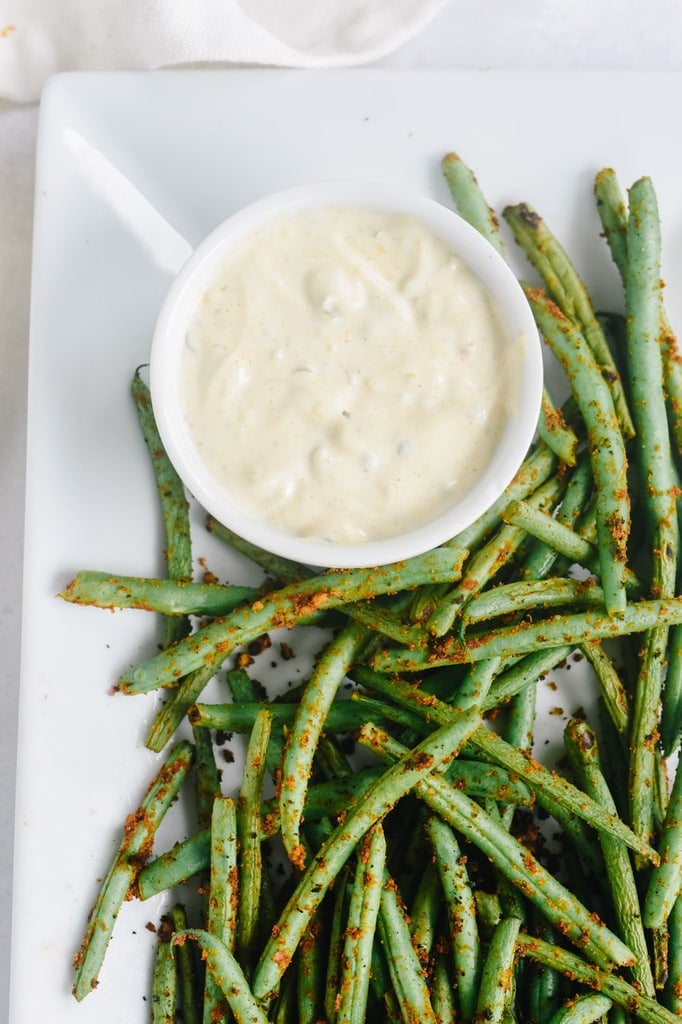 green beans on a plate