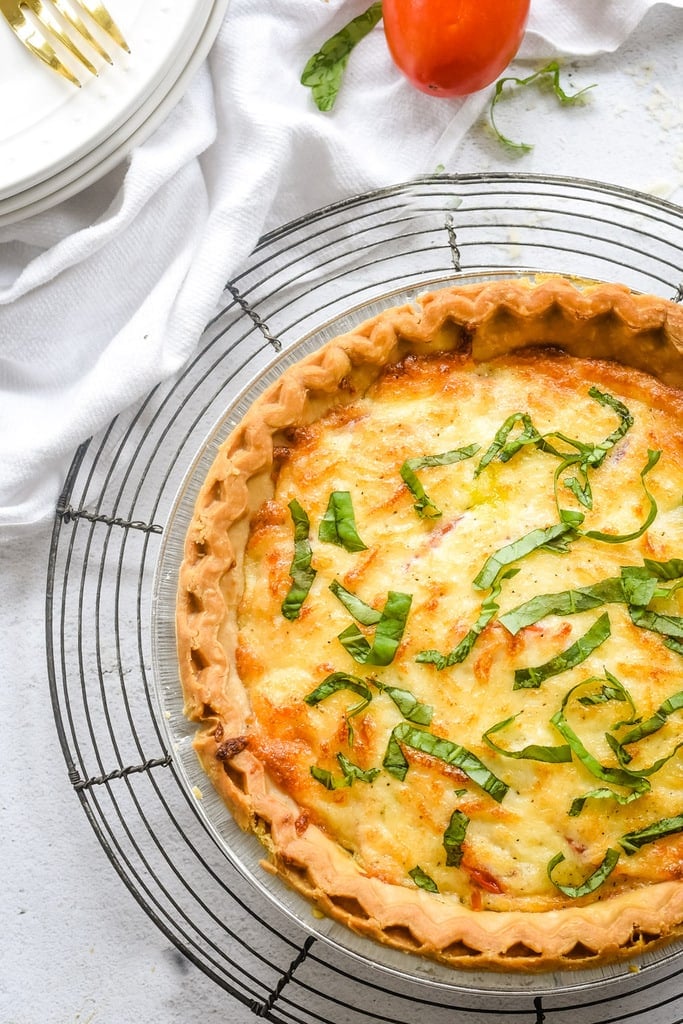 Tomato Tart with basil 