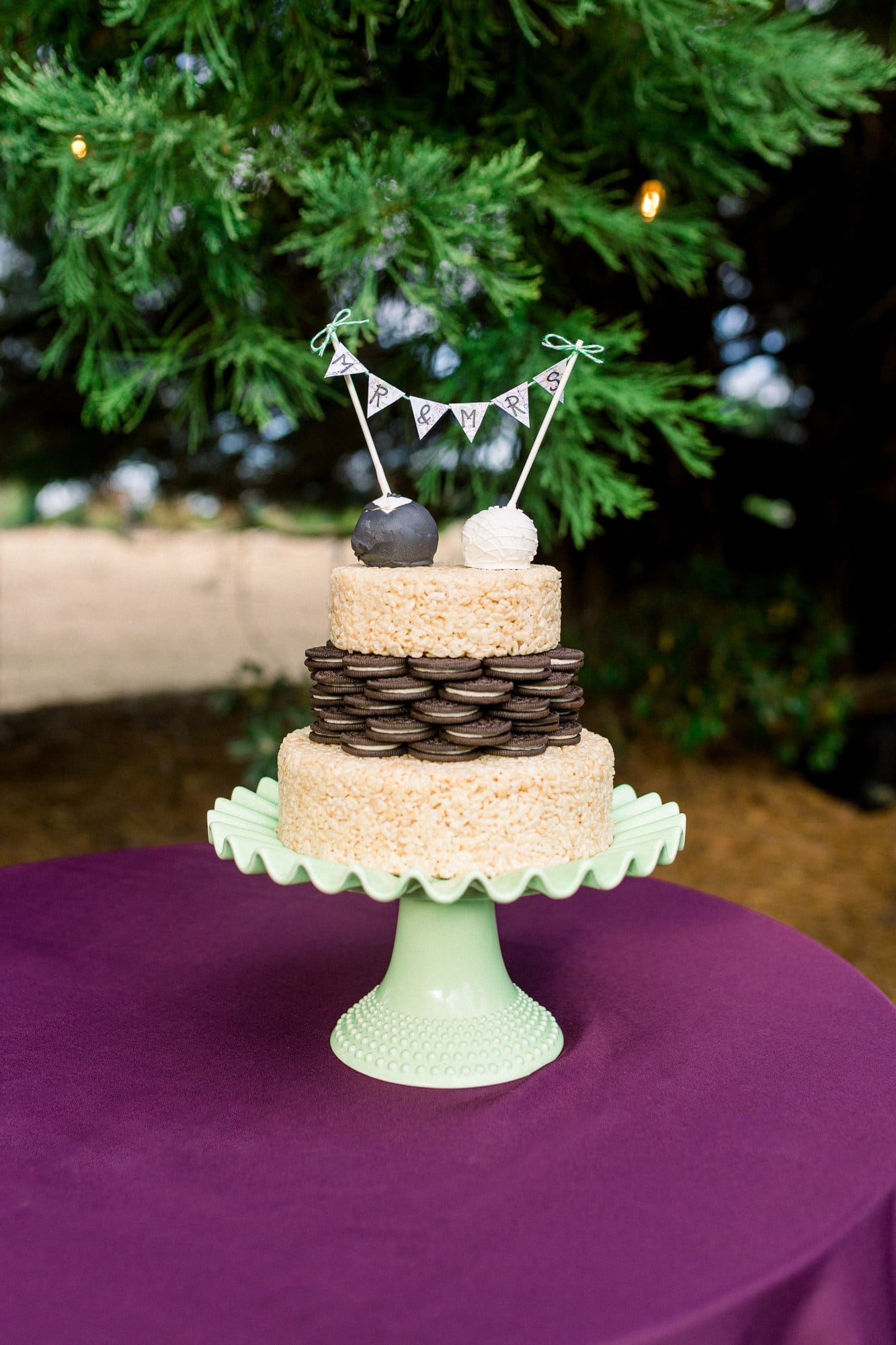 rice krispie wedding cake