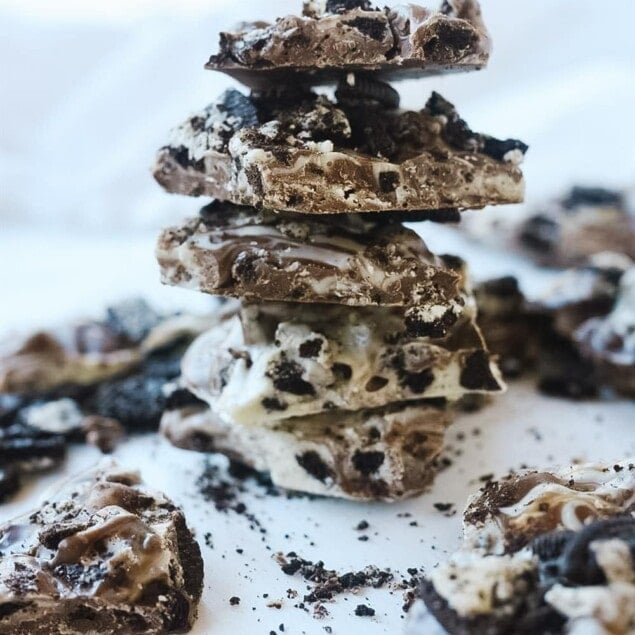 cookie and cream bark