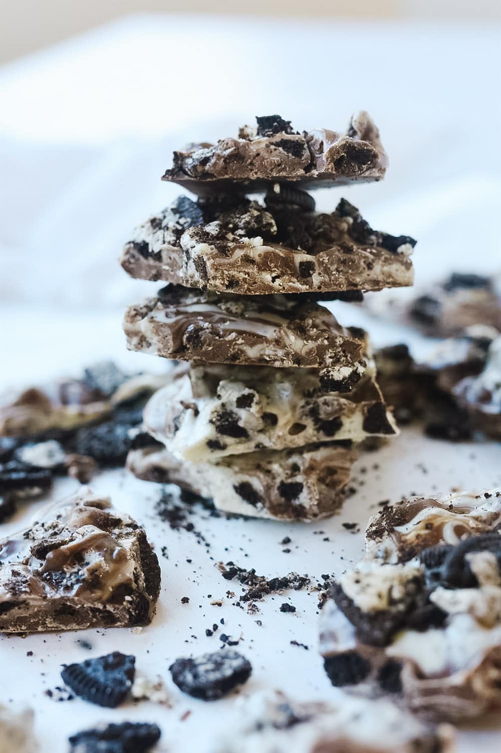 cookie and cream bark