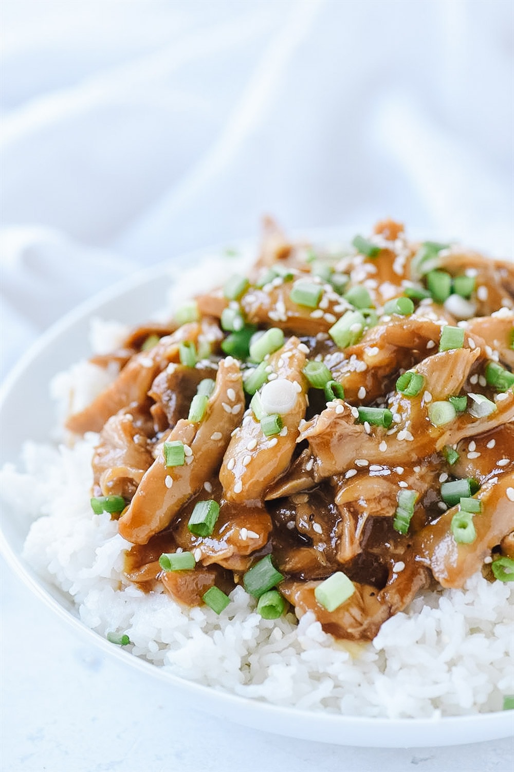 teriyaki chicken over rice