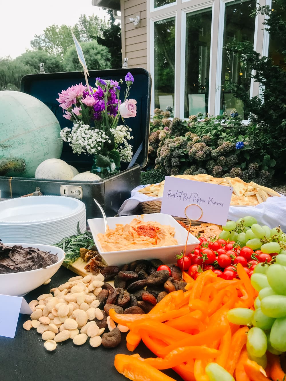 wedding grazing table.