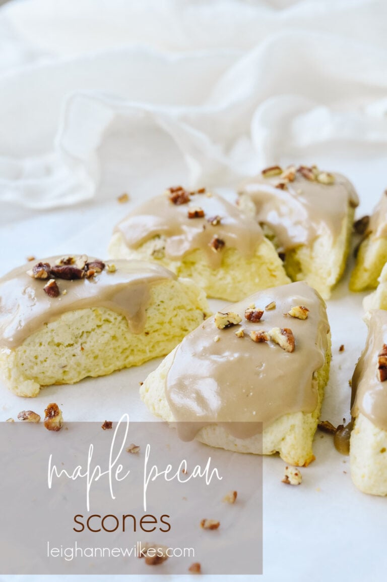 Easy Maple Pecan Scones Recipe Leigh Anne Wilkes