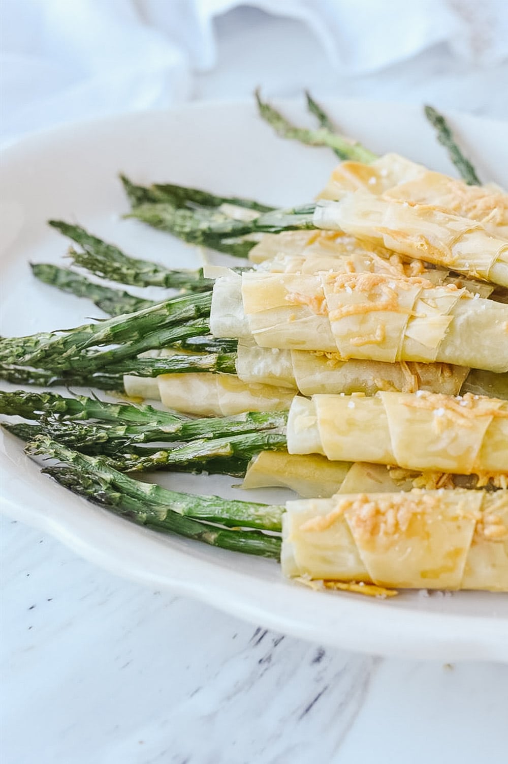 phyllo wrapped asparagus