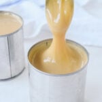 open can of dulce de leche