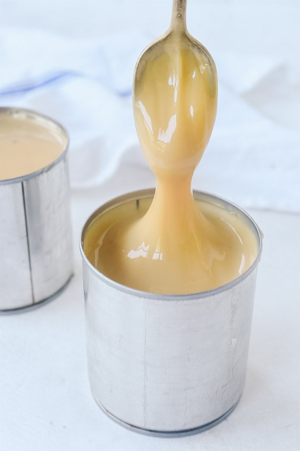 open can of dulce de leche