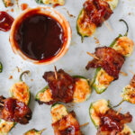 overhead shot of jalapeno poppers