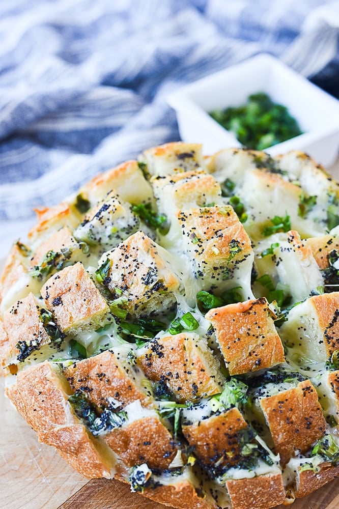 loaf of bloomin onion bread