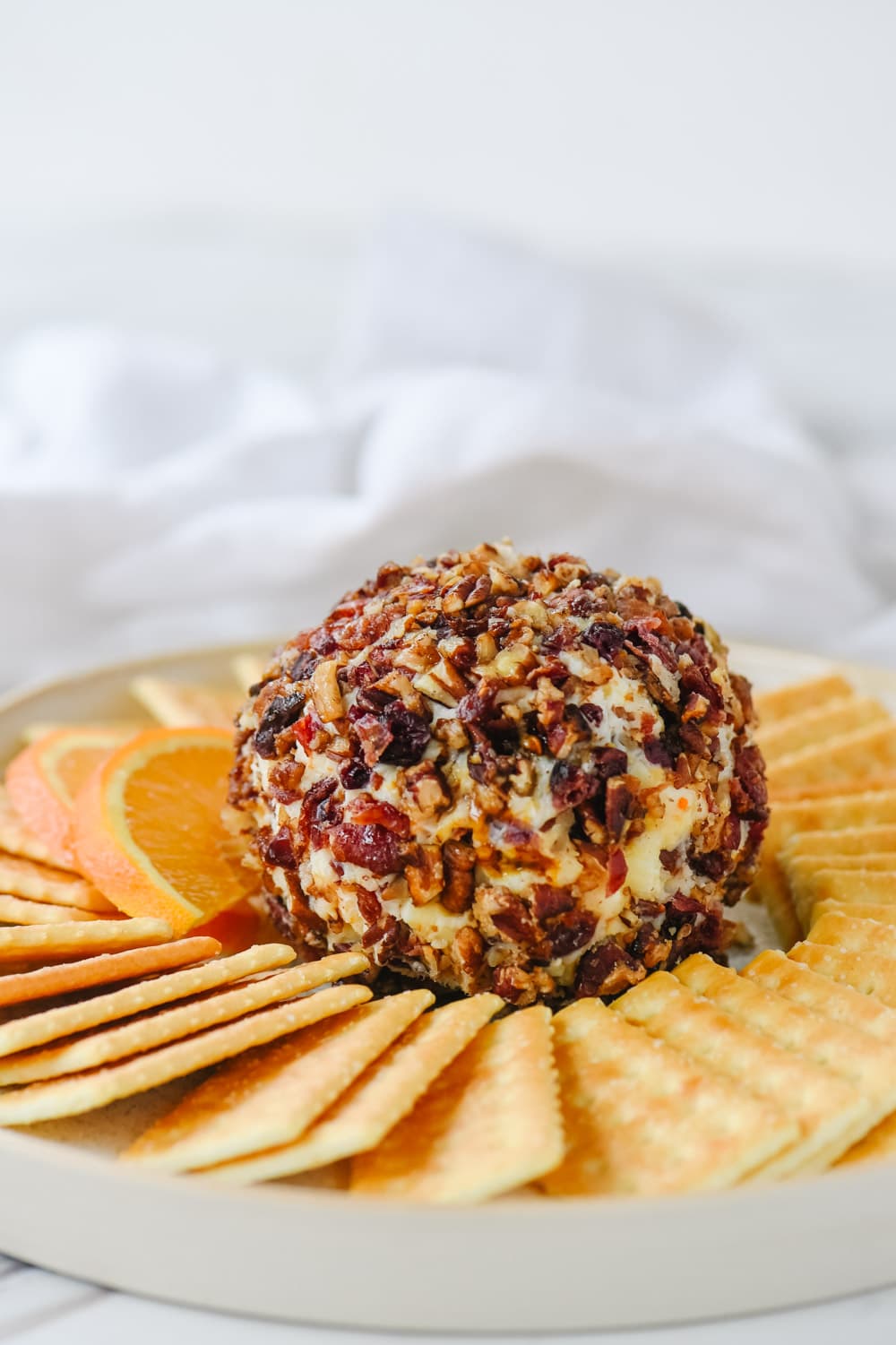 orange cranberry cheese ball