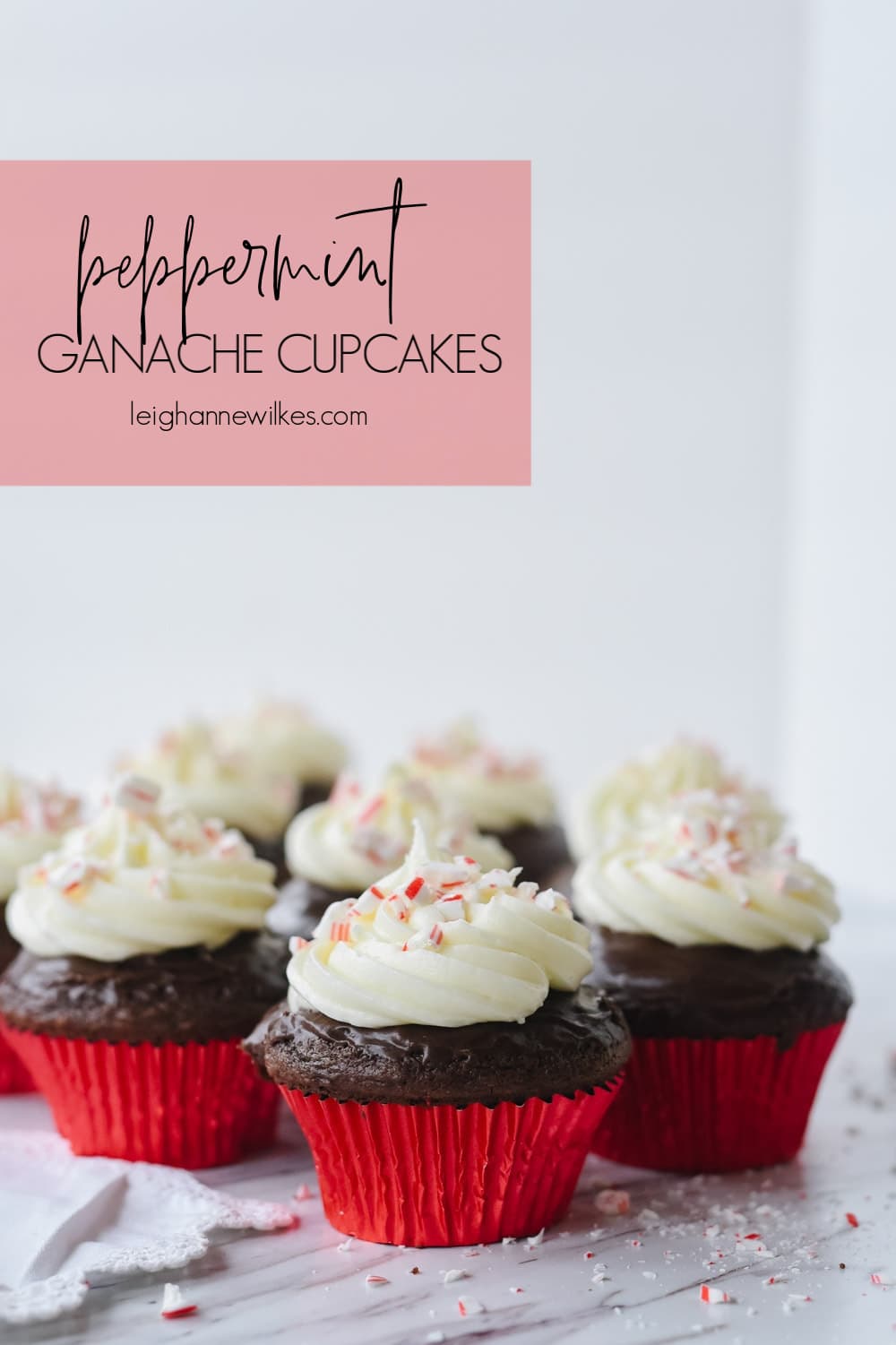 peppermint cupcakes with cream cheese frosting
