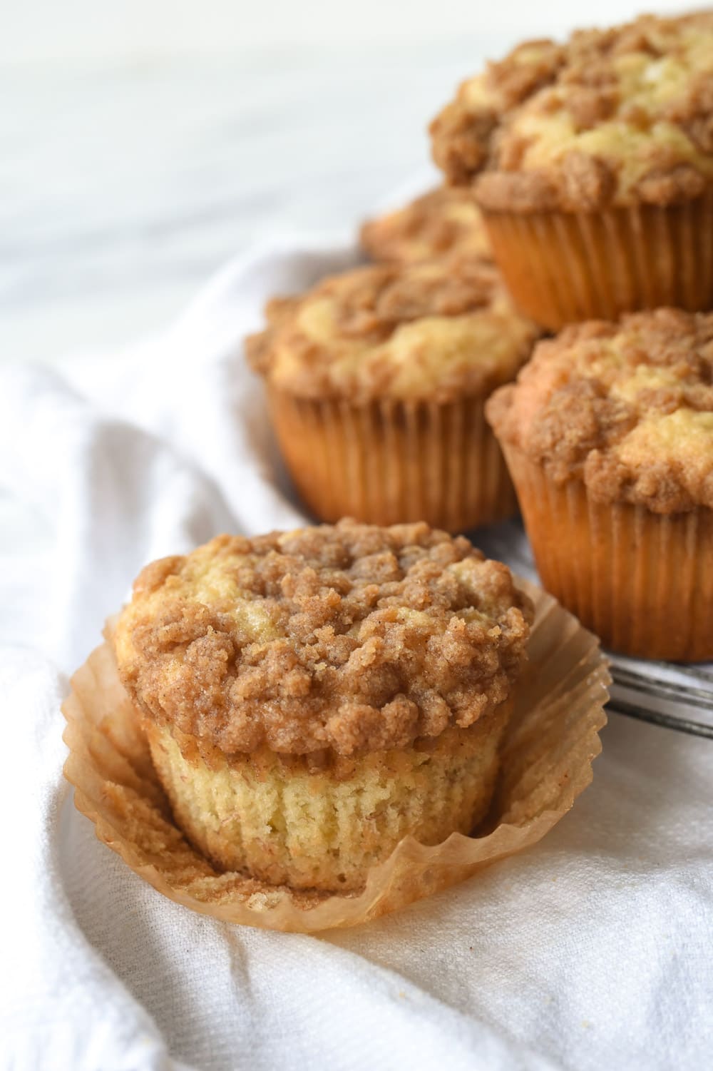 unwrappe banana muffin