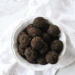 oreo truffles in a white bowl