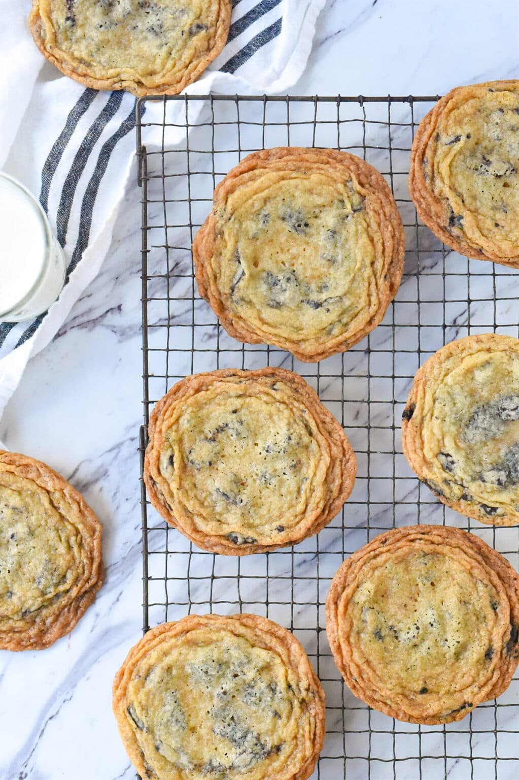 Giant Crinkled Chocolate Chip Cookies Leigh Anne Wilkes