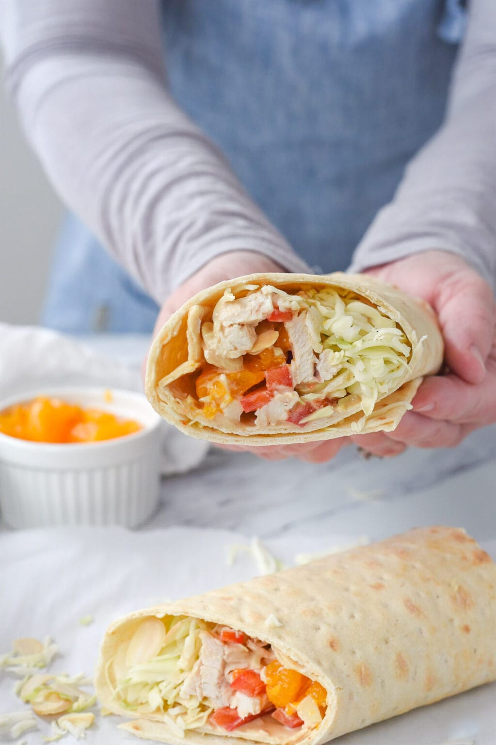 Easy Asian Chicken Wraps Recipe by Leigh Anne Wilkes
