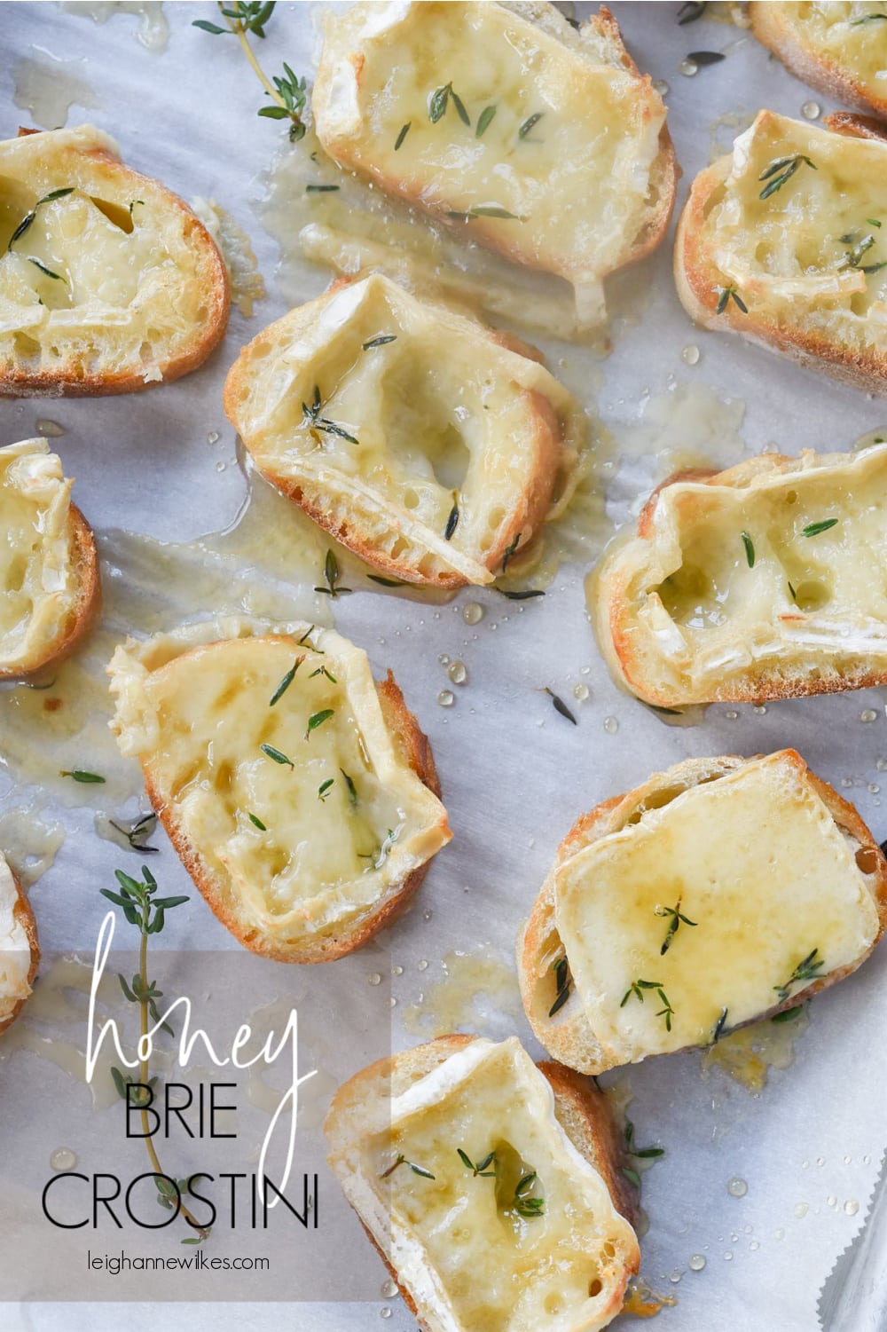 bread with melted brie
