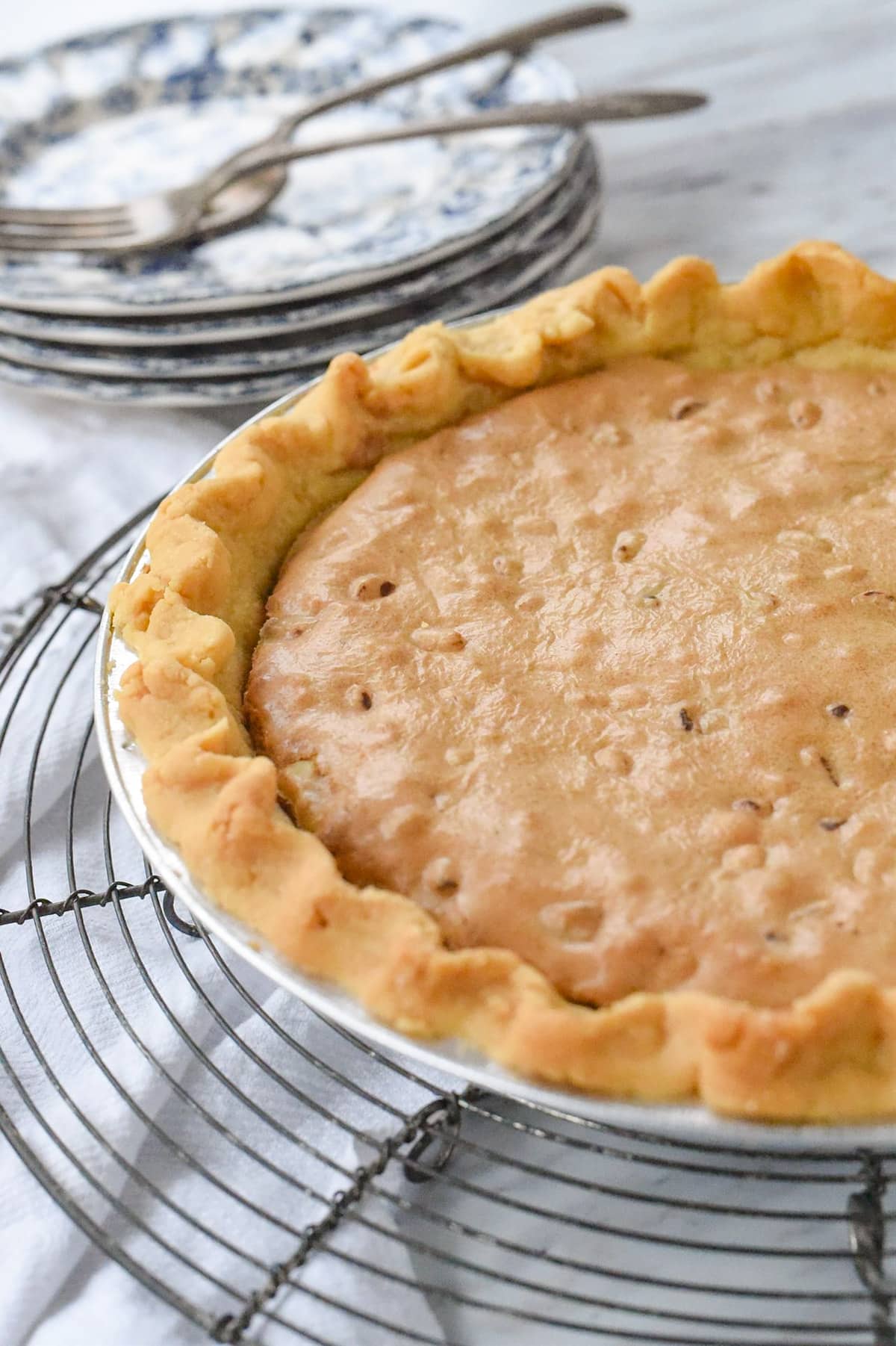 baked chocolate chip cookie pie