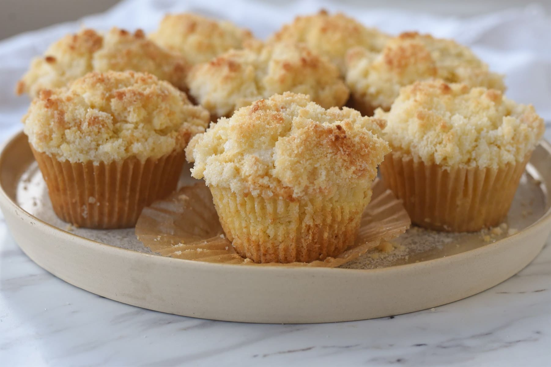 muffins on a plate