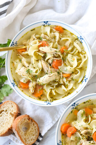 Instant Pot Chicken Noodle Soup | Leigh Anne Wilkes