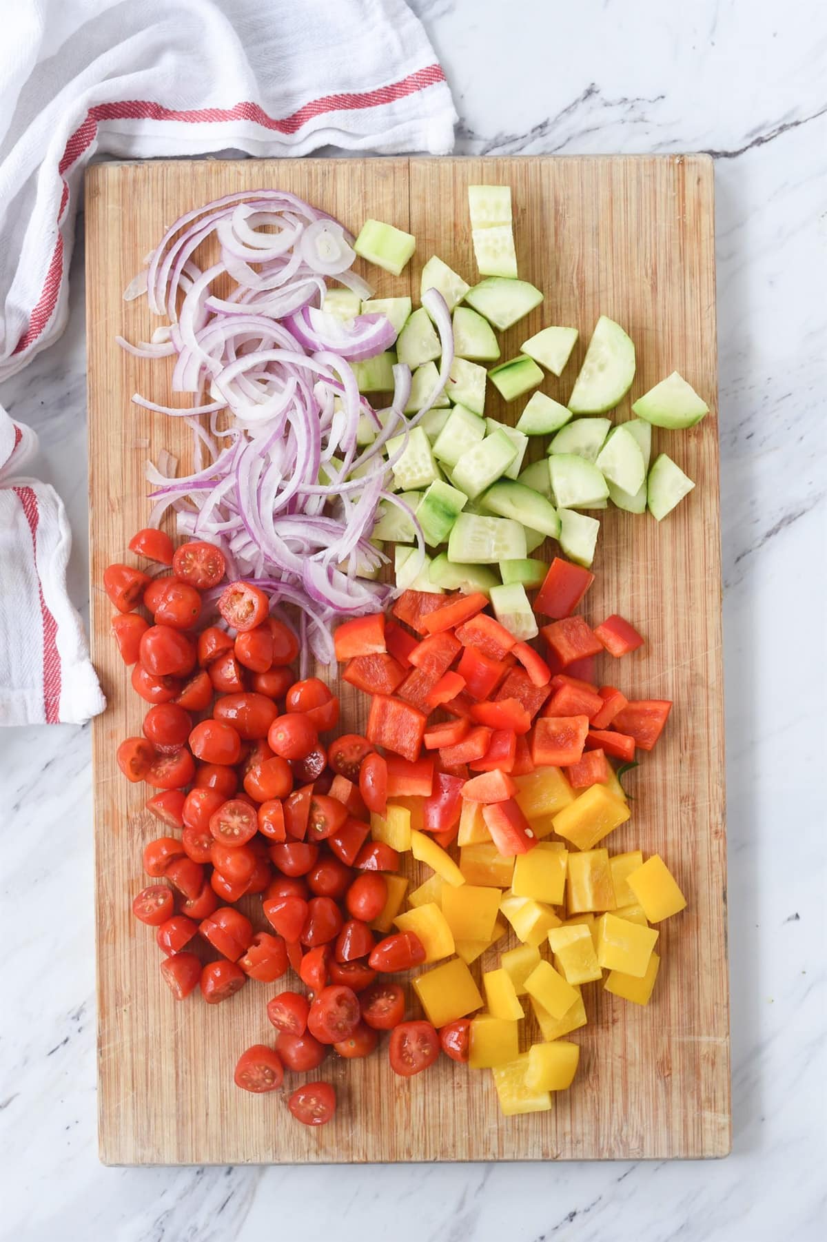 panzanella Salad ingredients