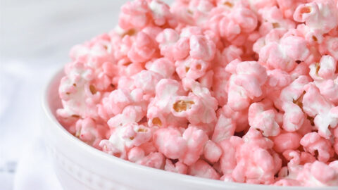 Pink Popcorn {Colored Popcorn} Recipe | by Leigh Anne Wilkes