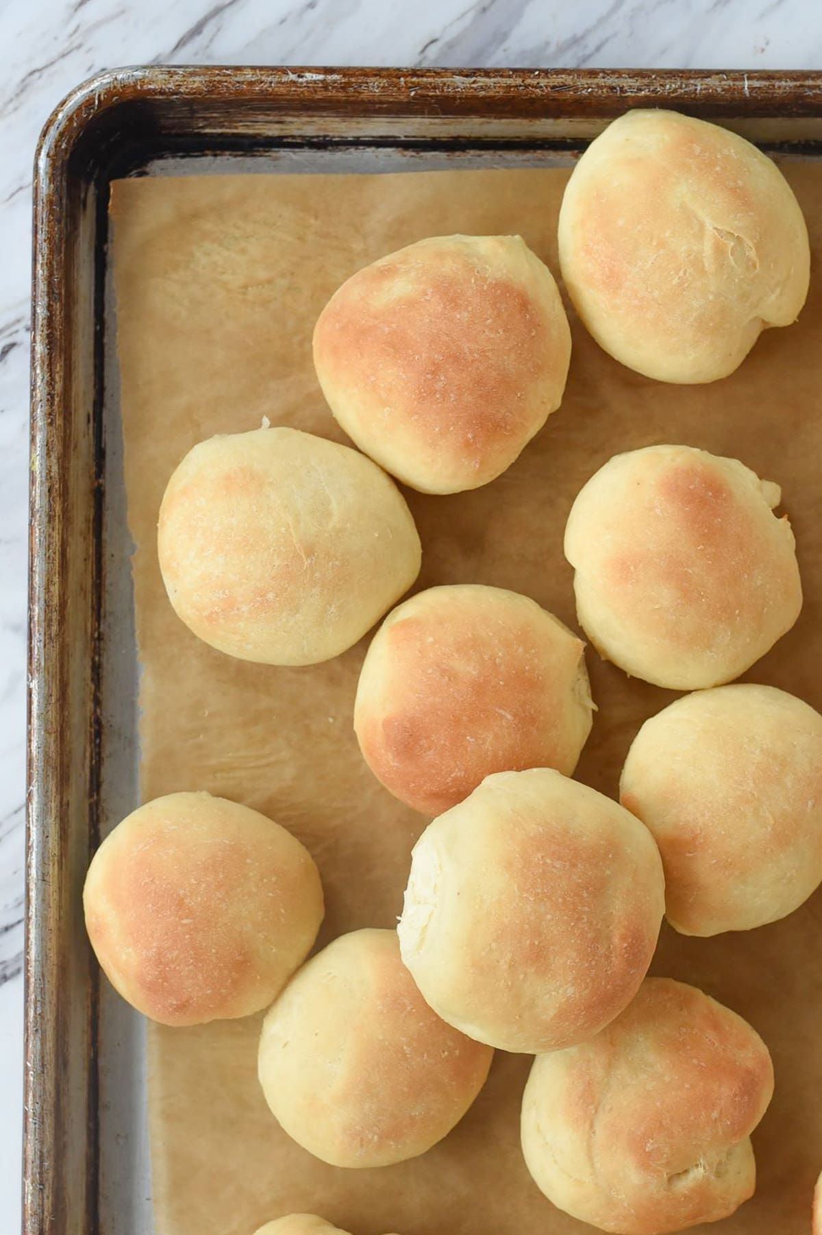 pan full of slider buns