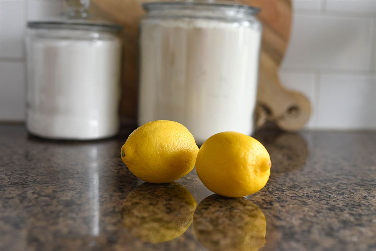 lemons on counter