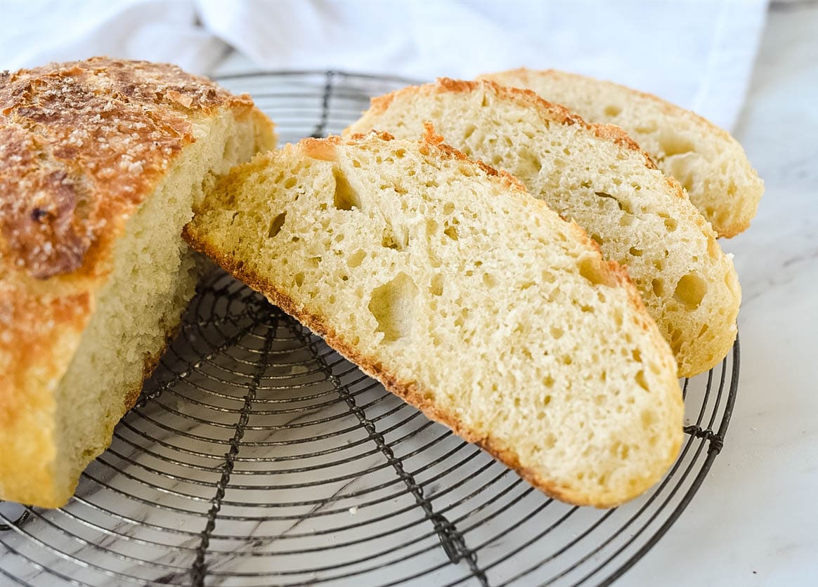 slices of Instant Pot Bread