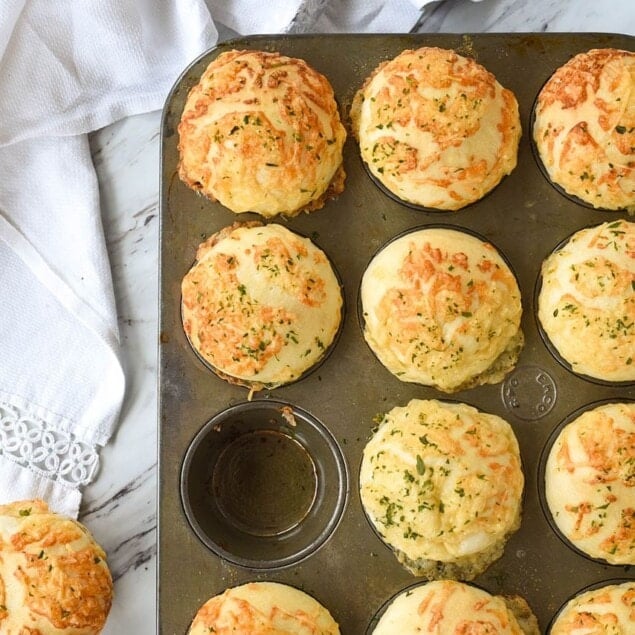 rolls in a muffin tin