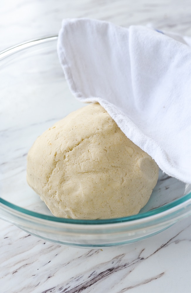 ball of corn tortilla dough
