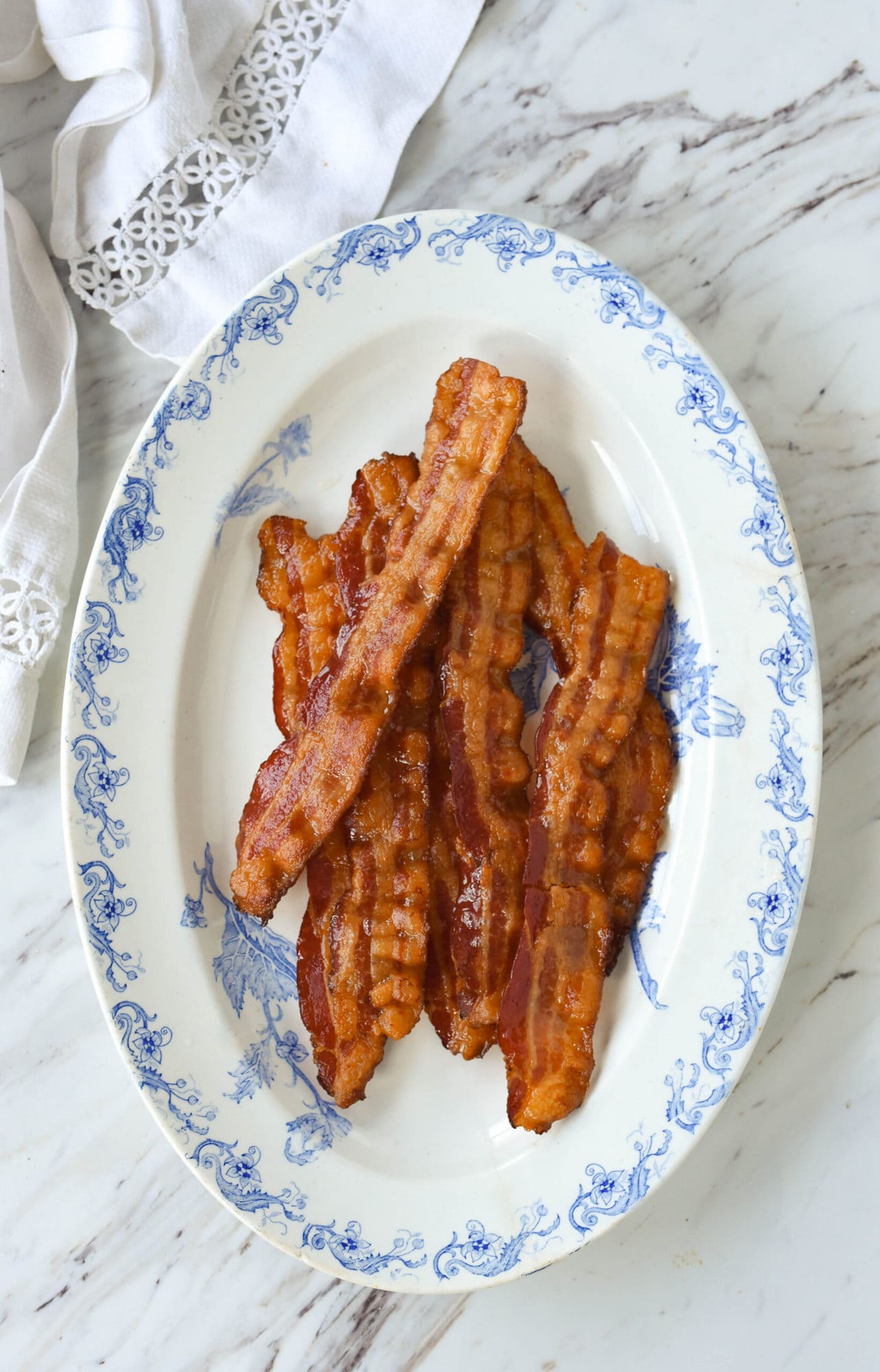 bacon on a plate