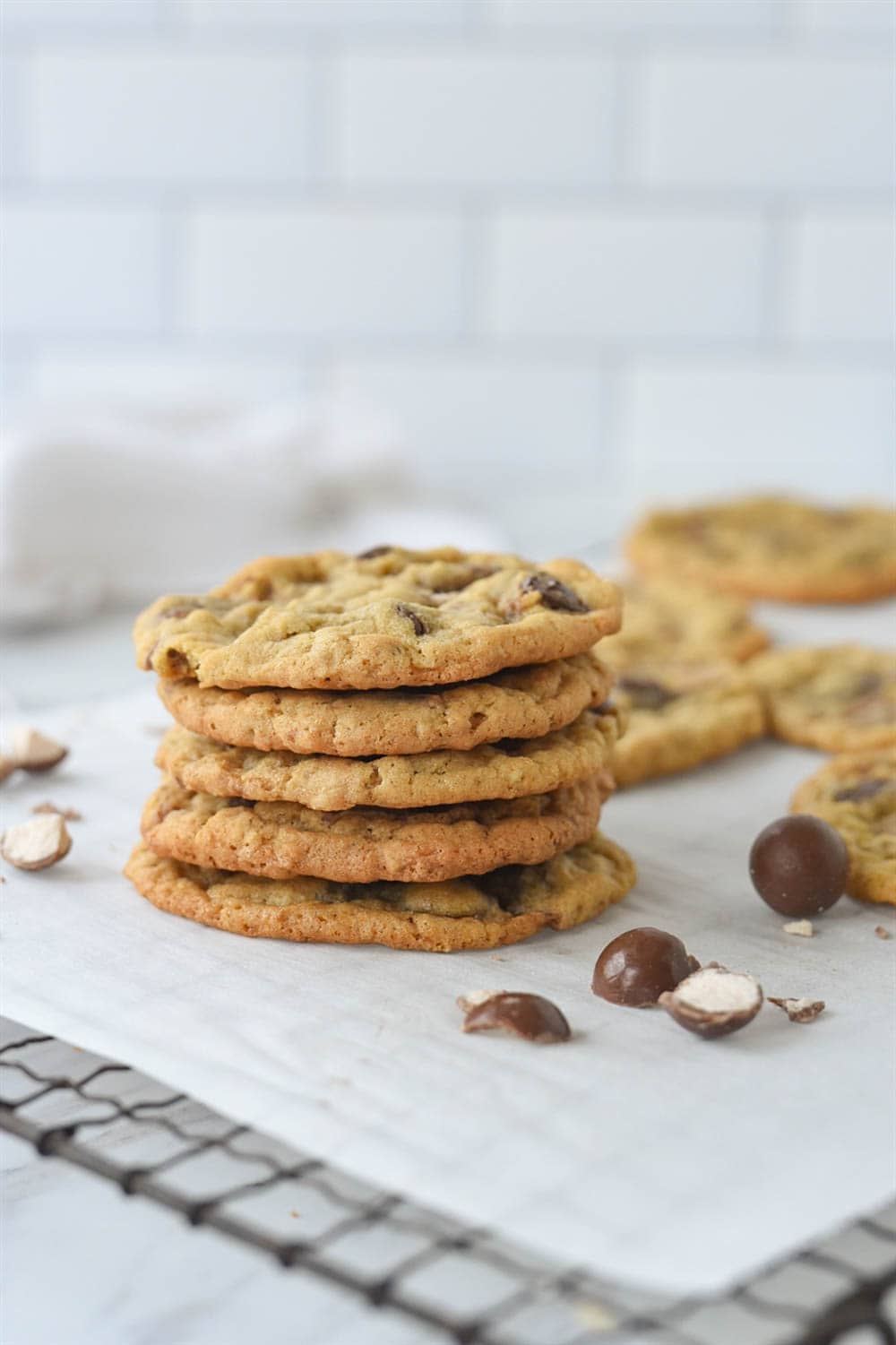 malted milk ball cookies