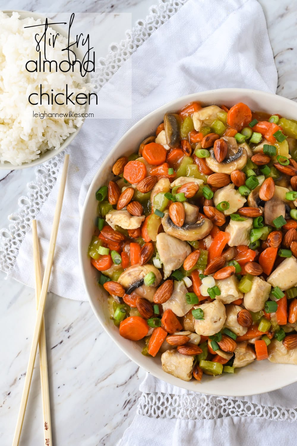 Almond Chicken Recipe | Easy Stir Fry | Leigh Anne Wilkes