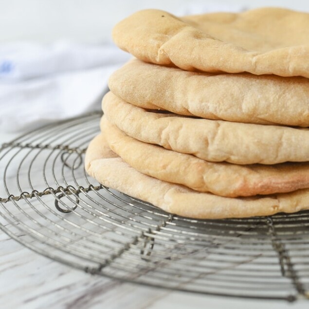 stack of pita bread