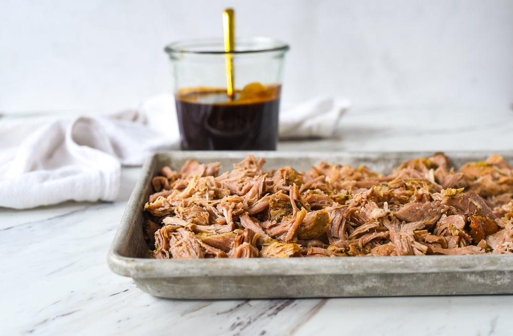 pan of pulled pork