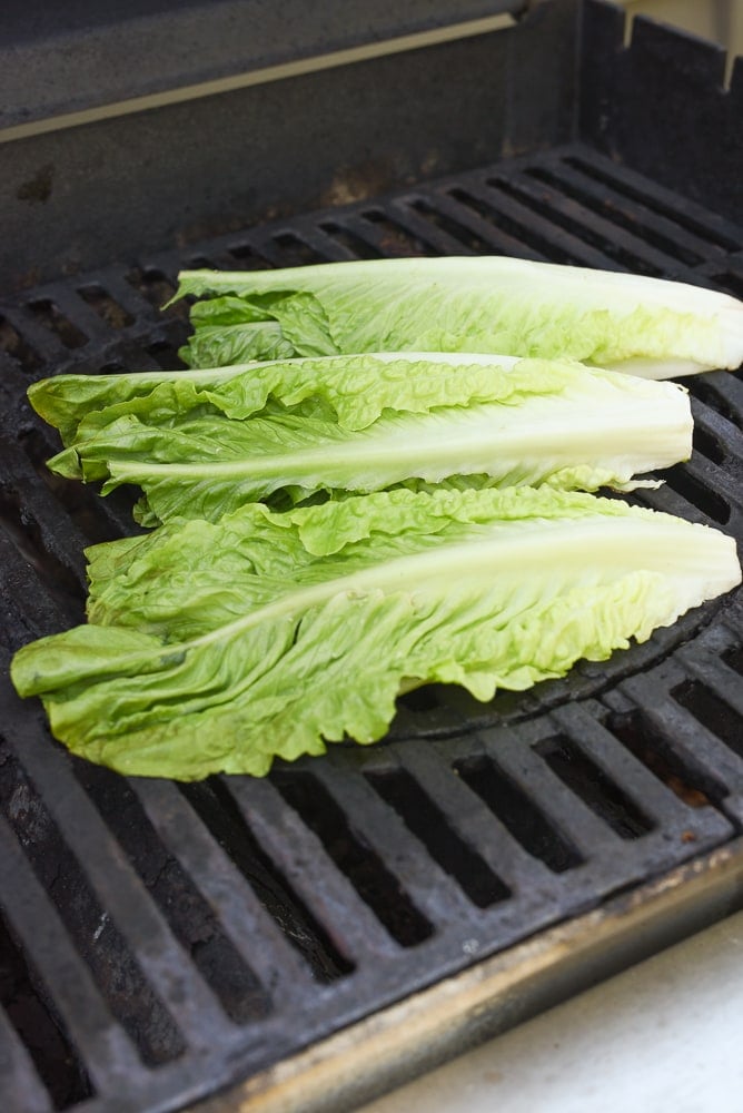 lettuce on the grill