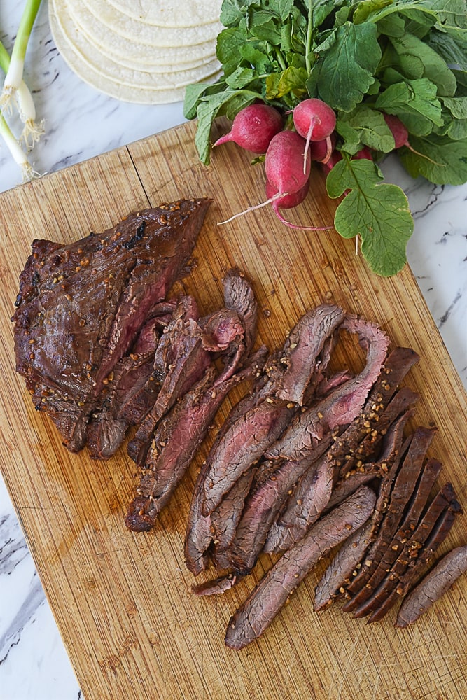 sliced flank steak