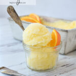 bowl full of orange ice