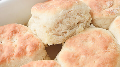 biscuits in a pan