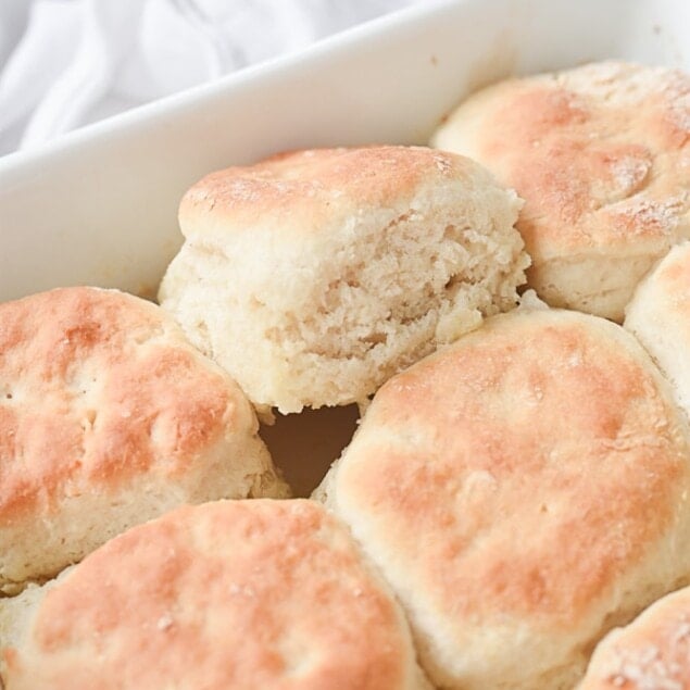 biscuits in a pan