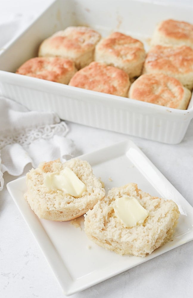 biscuit with butter