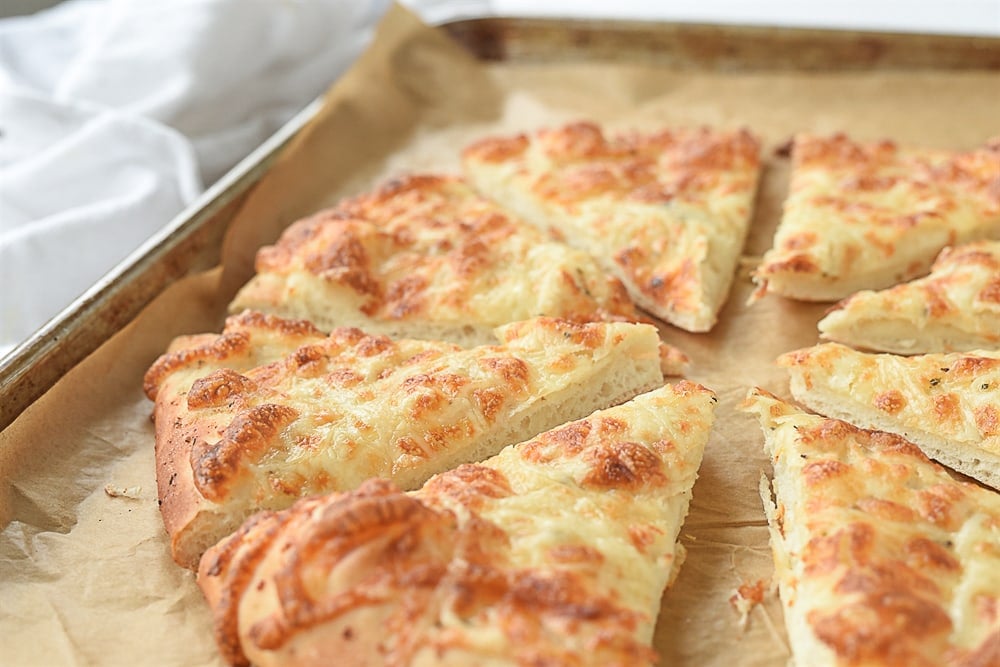 slices of cheesy bread