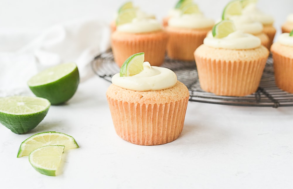 frosted margarita cupcake