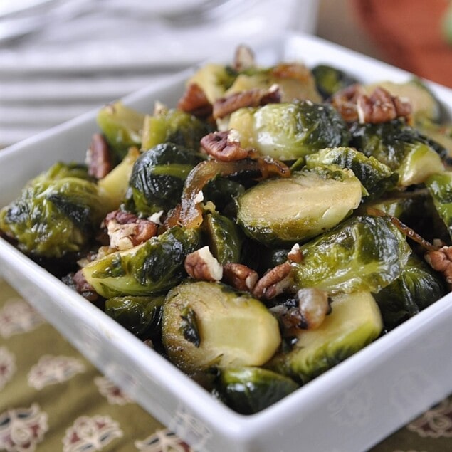 bowl of brussels sprouts