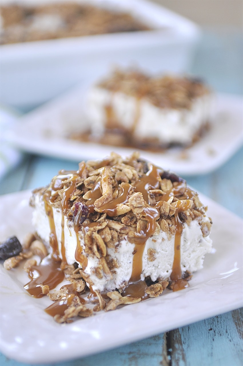 No Bake Granola Ice Cream Pie by Leigh Anne Wilkes
