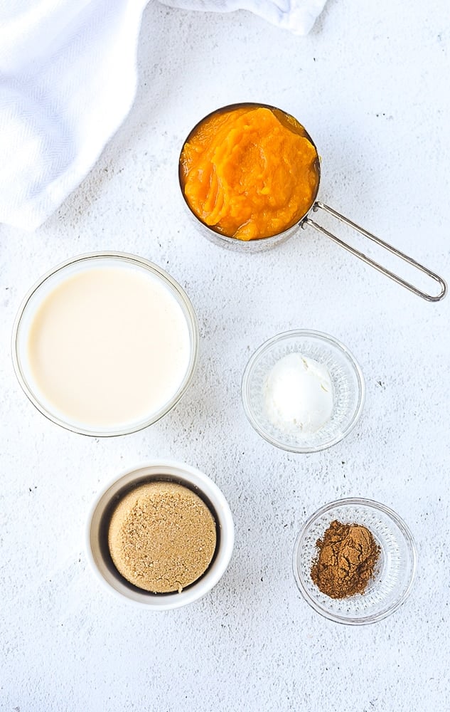 pumpkin pie for two ingredients.