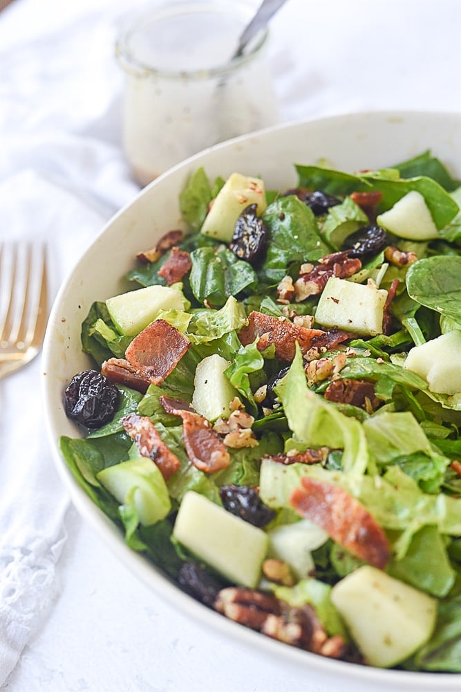 apple salad in a bowl