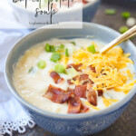 bowl of loaded baked potato soup